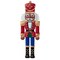 Classic 12″ African Amaerican Nutcracker Metal Wall Décor – Embossed Holiday Hanger